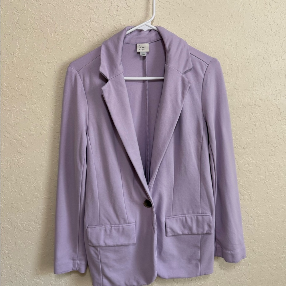 a new day Women's Light Purple Blazer